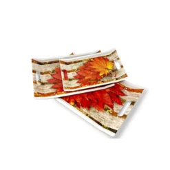 UPC Crystal Melamine Serving Tray Sets