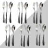 Buy Cutlery for Fine Dining, Glossy Silver Finish Spoon/ Forks/ Knives Sets