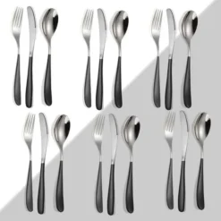 Buy Cutlery for Fine Dining, Glossy Silver Finish Spoon/ Forks/ Knives Sets