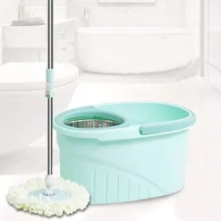 Buy Pureatic Spin Mop, Telescopic Rod, 2 Refills, 2 in 1 Spin Green Mop