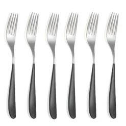 Buy SUS 304 Glossy Silver Finish Spoon/ Forks/ Knives Black Online India