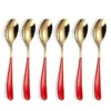 Buy UPC Fine Dining Cutlery, Red Gold Spoon Online India