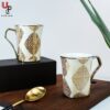 U.P.C. Flower Series Fine Bone China Ceramics 300ml (Pack of 2) Bone China Coffee Mug  (330 ml, Pack of 2)