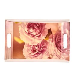 UPC Premium Melamine Break Resistant Serving Tray Set Shape-Vilora Modern Designs(Set of 3 - S, M, L)