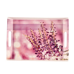 UPC Premium Melamine Break Resistant Serving Tray Set Shape-Ocean Modern Designs(Set of 3 - S, M, L)