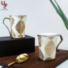 SND Homes Flower Series Fine Bone China Ceramics 300ml (Pack of 2) Bone China Coffee Mug  (330 ml, Pack of 2)