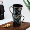 SND Homes Flower Series Fine Bone China Ceramics 300ml (Pack of 2) Bone China Coffee Mug  (330 ml, Pack of 2)