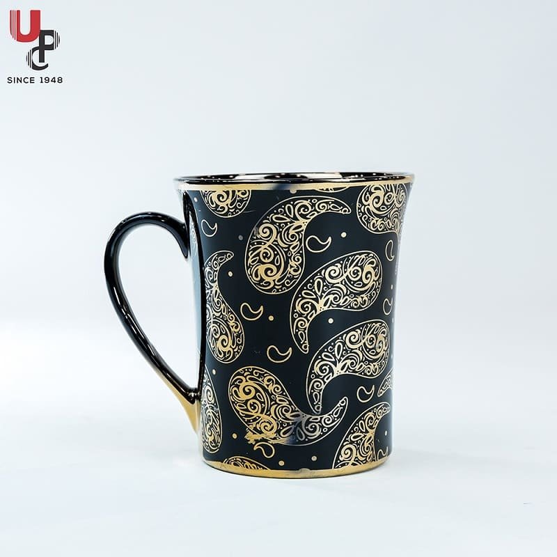 SND Homes Flower Series Fine Bone China Ceramics 300ml (Pack of 2) Bone China Coffee Mug (330 ml, Pack of 2) - Image 2