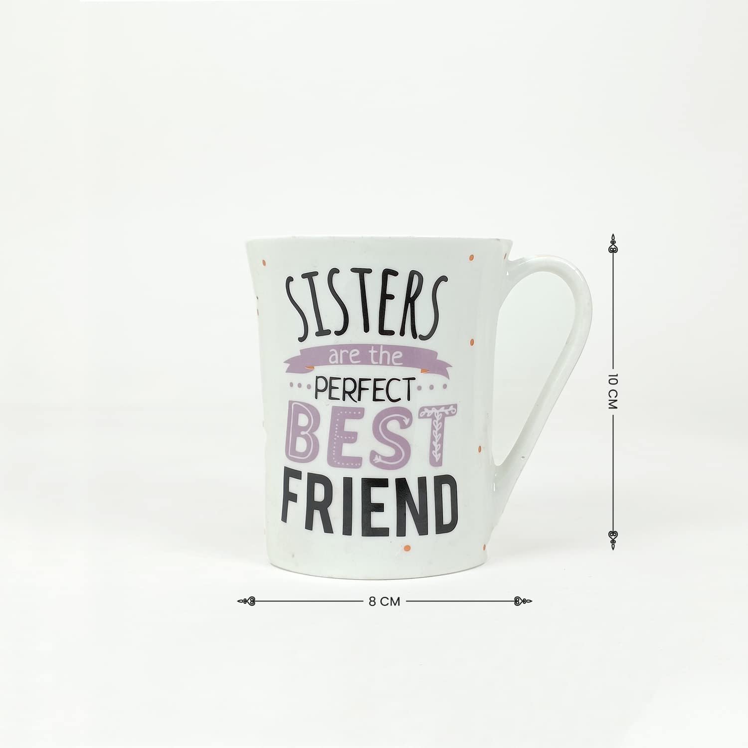 StarAndDaisy Sister Coffee Mug - Ceramic Bone China Tea Coffee Milk Cups Set of 2 - SND-MM-08 - Image 5
