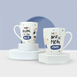 StarAndDaisy Coffee Mug Set of 2 | Dishwasher & Microwave Safe | Ceramic Bone China Cup to Gift to Best Friend | Ceramic Tea Coffee Milk Cups. (SND-MM-13)