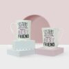 StarAndDaisy Sister Coffee Mug - Ceramic Bone China Tea Coffee Milk Cups Set of 2 - SND-MM-08