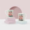 StarAndDaisy Trendy Mugs - Ceramic Tea Coffee Milk Cups with Microwave and Dishwasher  Safe - SND-MM-04
