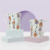 StarAndDaisy  Stylish Espresso Mugs - Ceramic Bone China Tea Coffee Milk Cups - Coffee Mugs Set of 2 - SND-MM-21