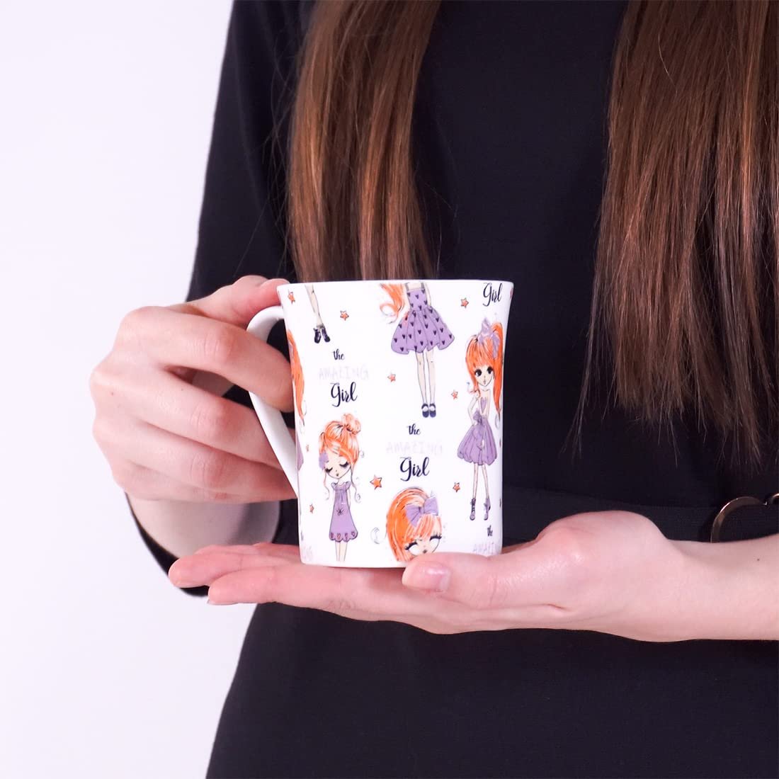 StarAndDaisy Stylish Espresso Mugs - Ceramic Bone China Tea Coffee Milk Cups - Coffee Mugs Set of 2 - SND-MM-21 - Image 2