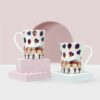 StarAndDaisy Coffee Mug Set of 2 | Dishwasher & Microwave Safe | Ceramic Bone China Cup to Gift to Best Friend | Ceramic Tea Coffee Milk Cups. (SND-MM-14)