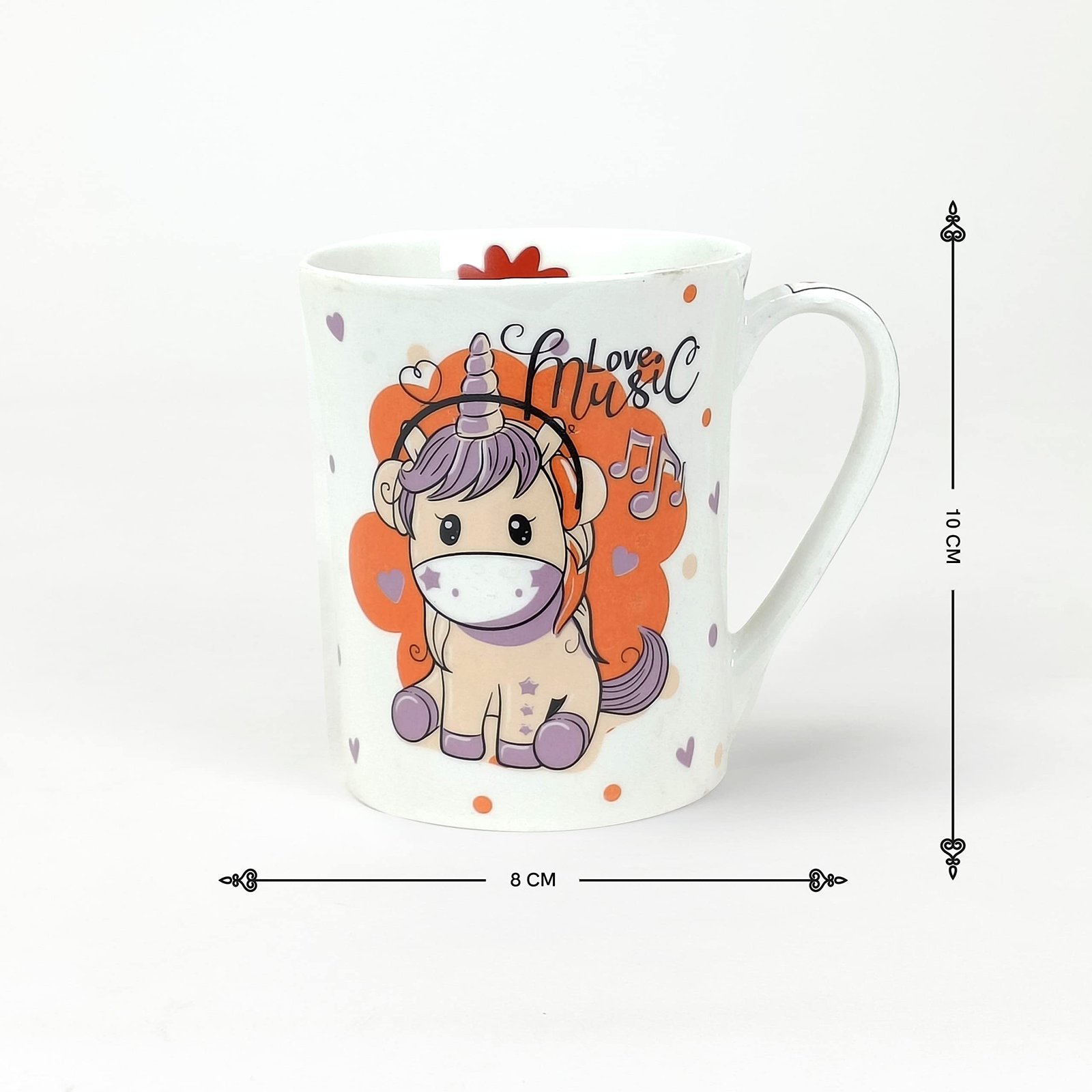 StarAndDaisy Unicorn Coffee Mugs - Ceramic Bone China Tea Coffee Milk Cups Microwave and Dishwasher Safe Set of 2, SND-MM-24 - Image 5