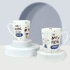 StarAndDaisy Coffee Mug - Ceramic Bone China Microwave Safe Tea Coffee Milk Cups Set of 2 - SND-MM-27