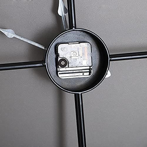 SND Premium Wall Clock with Modern Look for Dining Room, Lobby & Bedroom - Black, Size : 50cm - Image 3