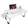 SND Homes Wood Portable Laptop Table (Finish Color - White)