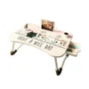 SND Homes Multi-Purpose Foldable Laptop Table Size: 60 X 40 X 27 (Graffiti Brown)