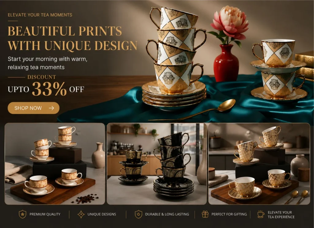 tea set ceremic bowl cup and mugs